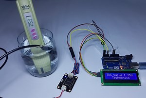 DFROBOT TDS Meter Sensor With Arduino| Measure Water Quality in PPM | - Techeonics