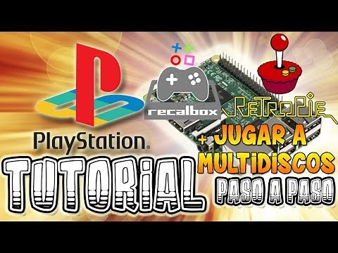 🛠️RASPBERRY AND RETROPIE-RECALBOX: How to play Playstation and how to play Multidisc.