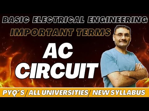 AC Circuits | Important Definitions | BEE | BTech | BSc | Class 12 Physics | UPSC | JEE | NEET