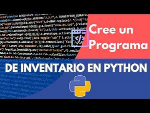 Python Programa Inventario desde Cero