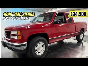 1998 GMC Sierra 1500 Z71 4x4 Off-Road | Classic Alabama Truck | Only 54K Miles $34,900