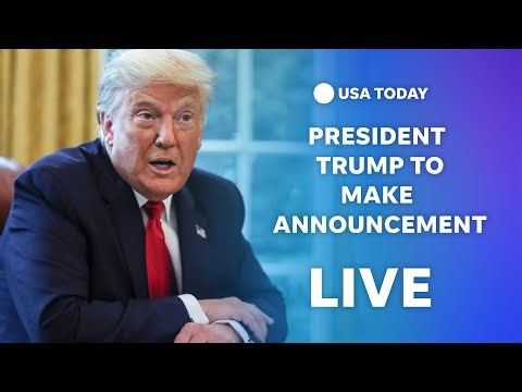 Watch live: President Trump makes an announcement from the Oval Office