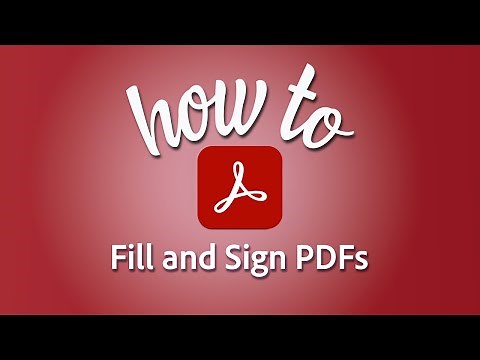Fill out and sign PDFs with Adobe Acrobat