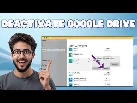 How To Deactivate Google Drive | Uninstall Guide (2025)