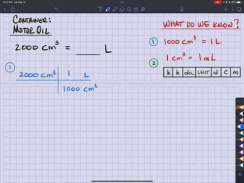 Converting 2000 cubic cm to Liters