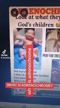 what is Adrenochrome why is it on the bank notes in the UK