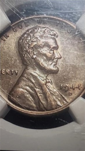 1944 D Penny Up Close and PERSONAL👀😱Don't Clean It! 🧼 #shortsviral #coin #1944wheatpenny