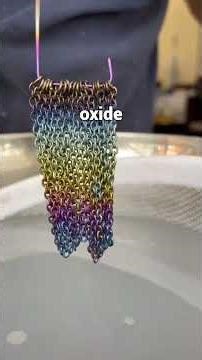 Titanium Anodizing Process 🔥 | Different Voltage = Different Colors 🎨 | Oxide Layer Science