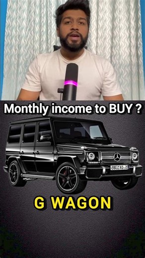Monthly income you need to BUY G WAGON #gwagon #mercedes