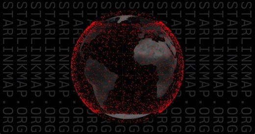 Watch a real-time map of Starlink satellites orbiting Earth – Lifeboat News: The Blog