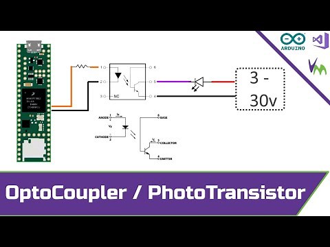 Using a Opto-Coupler / Photo Transistor with Arduino in Visual Studio