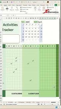 Daily Activity Tracker Template in Excel - Excel Tips and Tricks