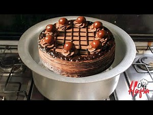 Eggless Chocolate Cake without Oven Recipe By Chef Hafsa