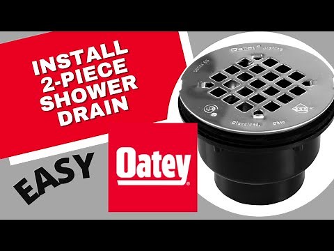 Install Oatey 2 Piece Shower Drain #diy #how #howto