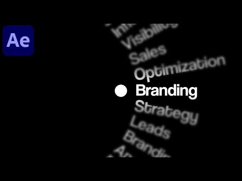 Rolling Text Animation in After Effects | Easy Step-by-Step Tutorial.