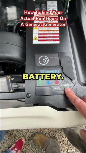 I Found the EASY Way to Check My Generac Home Generator Run Hours!