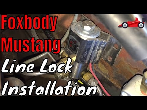 Easiest Way to Install a Line Lock! [Foxbody Mustang]