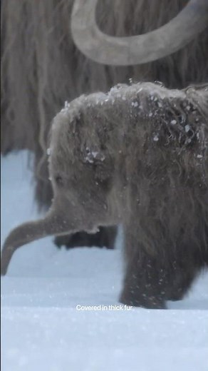 She's ready to face the elements. #PrehistoricPlanetIceAge — Now Streaming