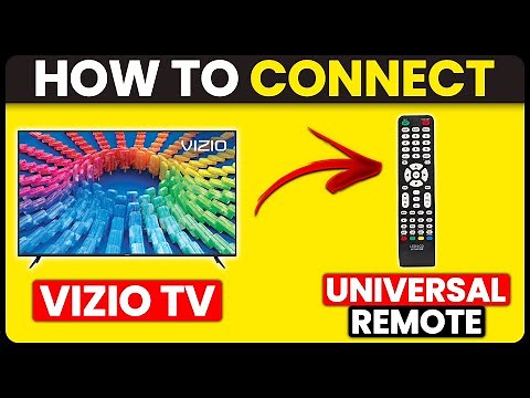 How To Connect Vizio TV To Universal Remote (Connect And Program Universal Remote With Vizio TV)