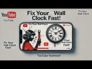 🕰️ Fix Your Clock Like a Pro! DIY Wall Clock Repair & Assembly Guide 🔧 (Step-by-Step)