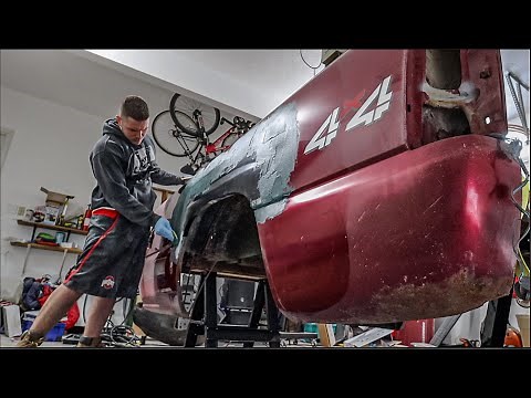 FIXIN OUR RUSTED OUT SILVERADO BED!!