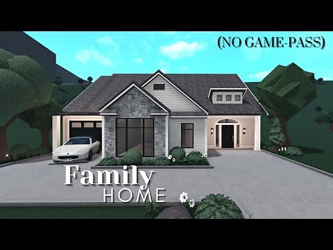 Bloxburg| Easy Family Home | House Build| Roblox