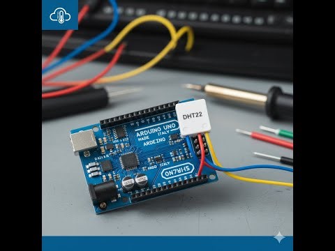 Using DHT22 sensor through the Arduino uno.