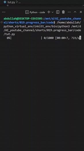 117K views · 990 reactions | Progress bar in Python #programming #python #softwareengineer | Thom Code | Facebook