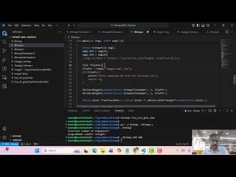 How to write ".bmp" file from scratch In C Programming language