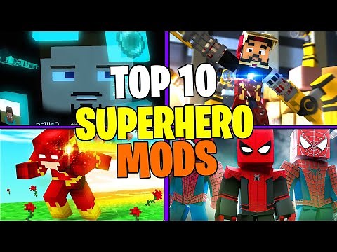 Top 10 Best Superhero Mods in Minecraft! | minecraft