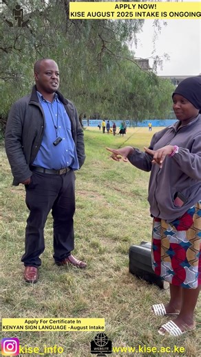 Certificate Course in Kenyan Sign Language - August Intake