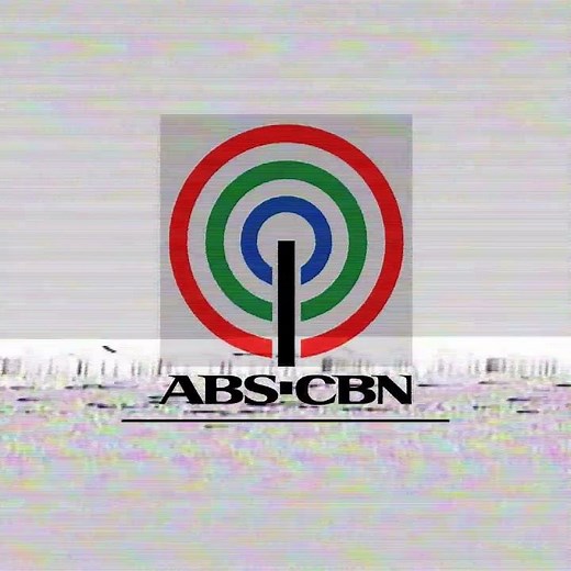 Animated: ABS-CBN (2000, with slogan, black/white)