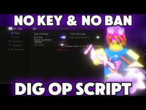 💛⚒ DIG Script GUI Hack | Auto Dig, Auto Sell + More! *NO KEY*