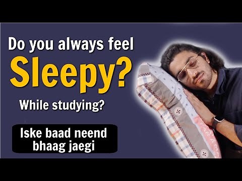 How to overcome sleep while studying? | Study tips for students