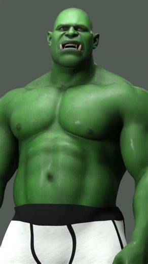 human to orc transformation muscle growth #hulk