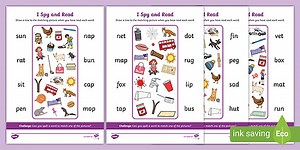 I Spy and Read: CVC Words