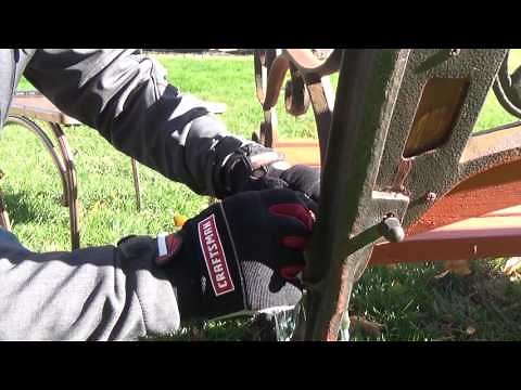 How to repair cast iron bench without welding