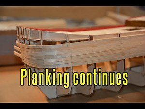 HMS Endeavour - part 9 Planking Continues