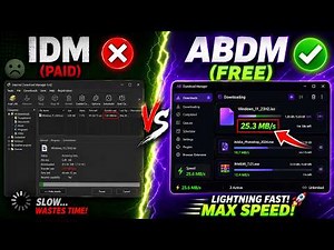🔥 Best FREE Download Manager 2025 🚀 | AB Download Manager ⚡ Faster Than IDM, No Ads & Safe Windows