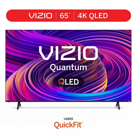 VIZIO 65" Class Quantum 4K QLED HDR Smart TV (VQD65R-10)
