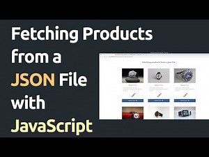 How to fetch data stored in a json file | Read with javascript local json file.