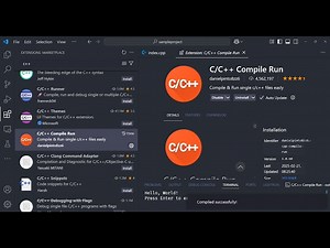 This VSCode Extension Compiles & Run C++ and C Program to ...