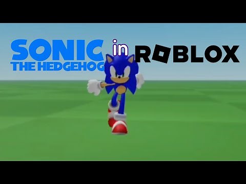 How to make a Realistic Sonic The Hedgehog Roblox avatar!