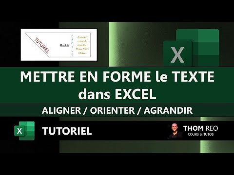 TEXT FORMATTING in EXCEL: align, center, orient, wrap... (Training)