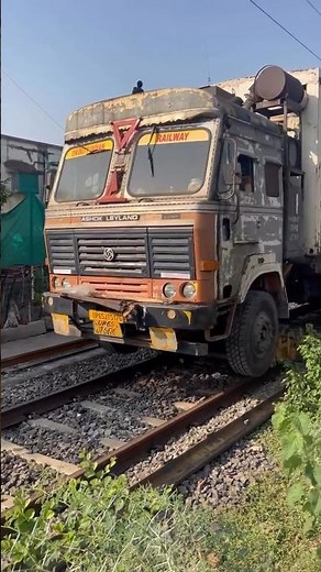 This Truck is Designed to Run on Train Tracks