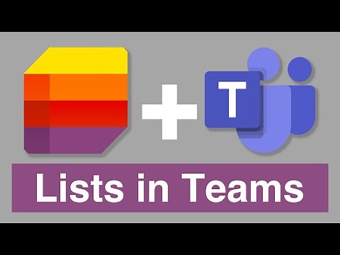 Microsoft Lists and Teams | Add Your List to a Teams channel