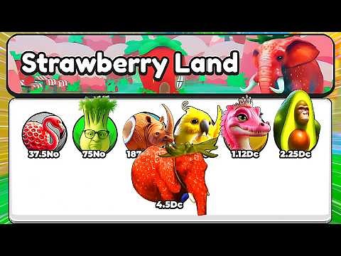 Unlocking EVERY STRAWBERRY LAND SECRET in Brainrot Evolution! (Roblox)
