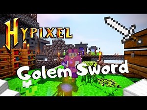 Hypixel: Skyblock- How to get GOLEM SWORD!!