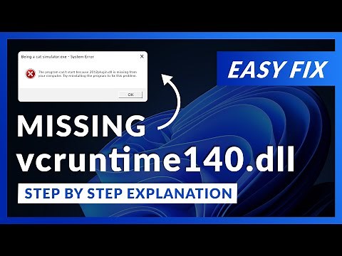 vcruntime140.dll Error Windows 11 | 2 Ways To FIX | 2021