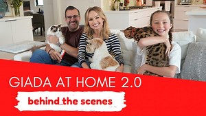 349K views · 3.1K reactions | What's it like filming a Food Network show at home? Watch these behind the scenes clips of Giada De Laurentiis & her squad making it happen! Read more about it here! https://giadzy.com/videos/giada-at-home-2-0-how-i-shot-a-food-network-show-on-my-iphone/ | Giadzy | Facebook